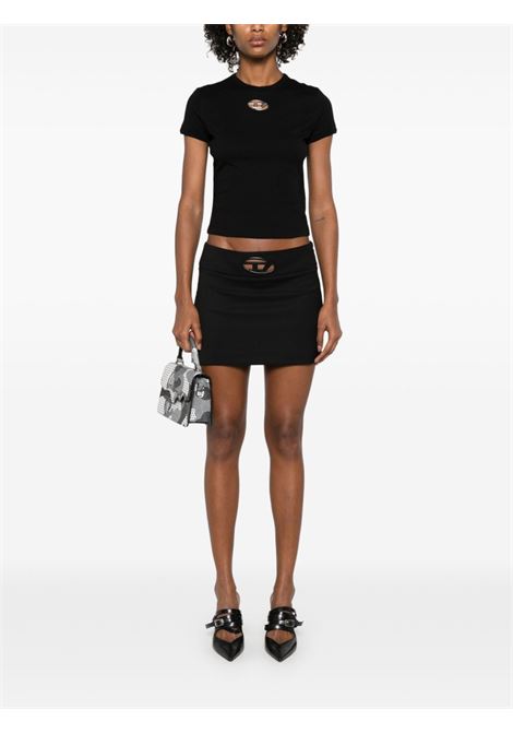t uncutie long t-shit woman black DIESEL | A16839 0CLBR9XX